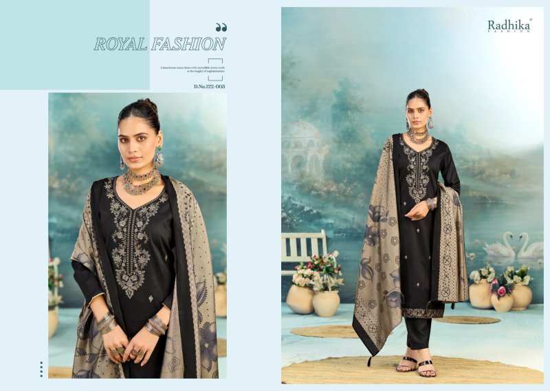 Shafinaz Vol 3 By Radhika Azara Jam Cotton Dress Material 